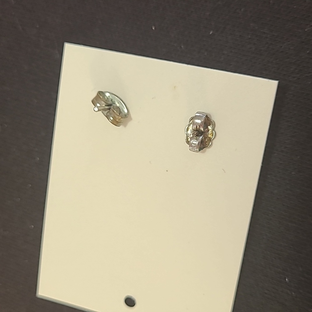 Vintage Halo Rhinestone Posts - Picture 2 of 2
